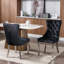 Chaise en velours moelleux avec garniture cloutée-252514360-252514367
