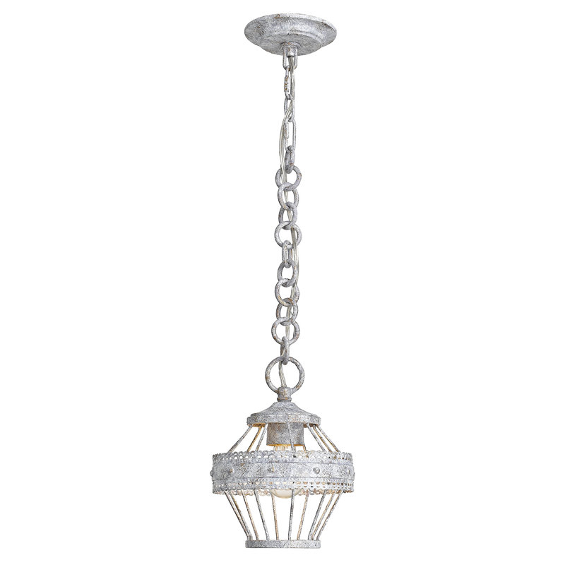 Luminaire suspendu géométrique 1 lumière Gaius, Huître
