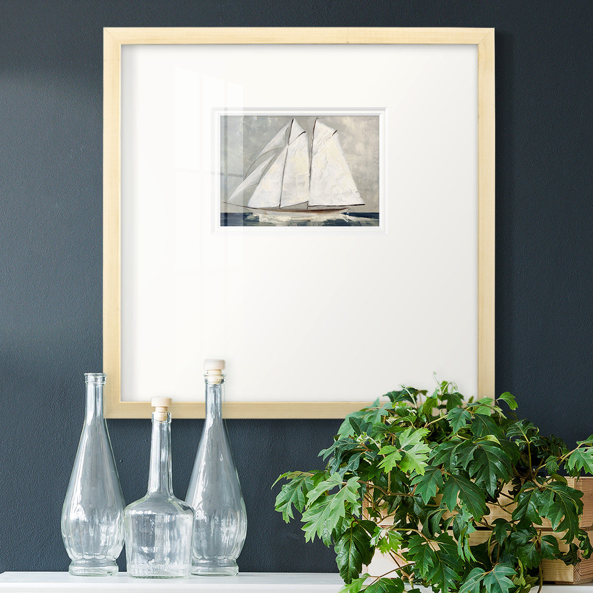 Setting Sail, 20" H x 20" W x 1" D