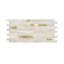 11,6 po X 5,9 po Dosseret composite pelez et collez en marbre brillant (20 tuiles / 9,46 pieds carrés / caisse)-102797448