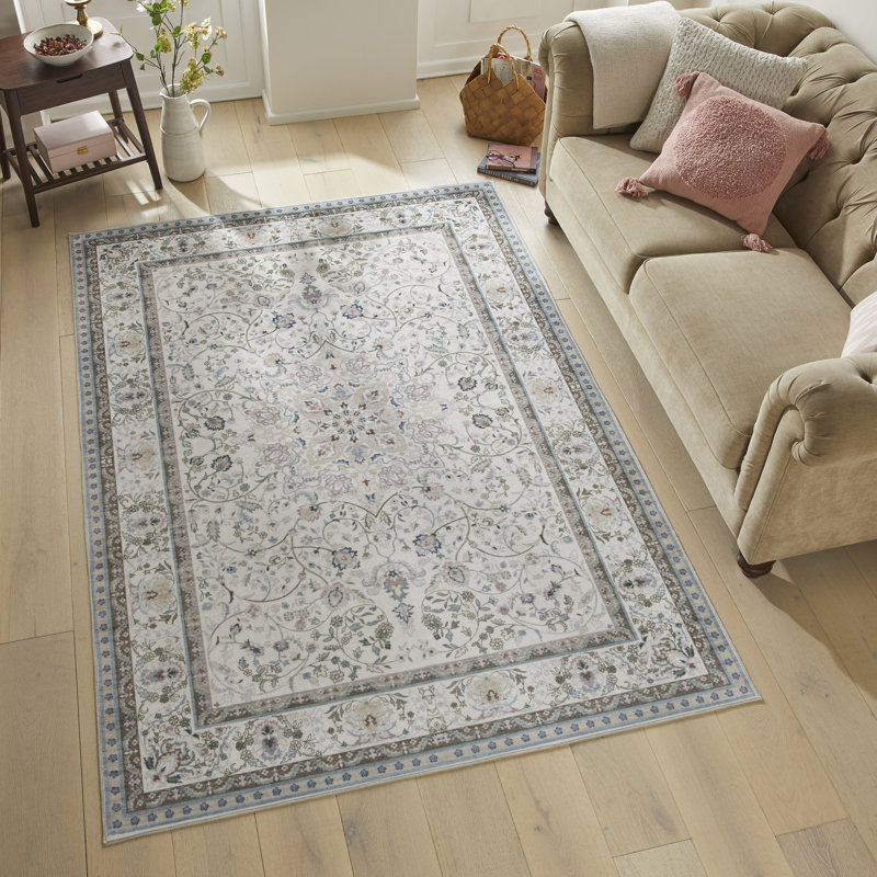 Keira Oriental Machine Printed Area Rug, Rectangle 160 x 230 cm