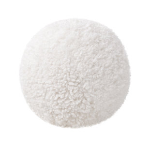 Coussin décoratif sphérique rond 9 po Ayla