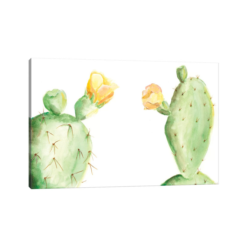 Spiny Desert Plants I by Regina Moore - Wrapped Canvas Painting, 20.32 cm H x 30.48 cm W