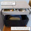 The Refined Litter Box - Wood Cat Litter Box Enclosure Cabinet with Drawer, Modern Style-191098798-191098796