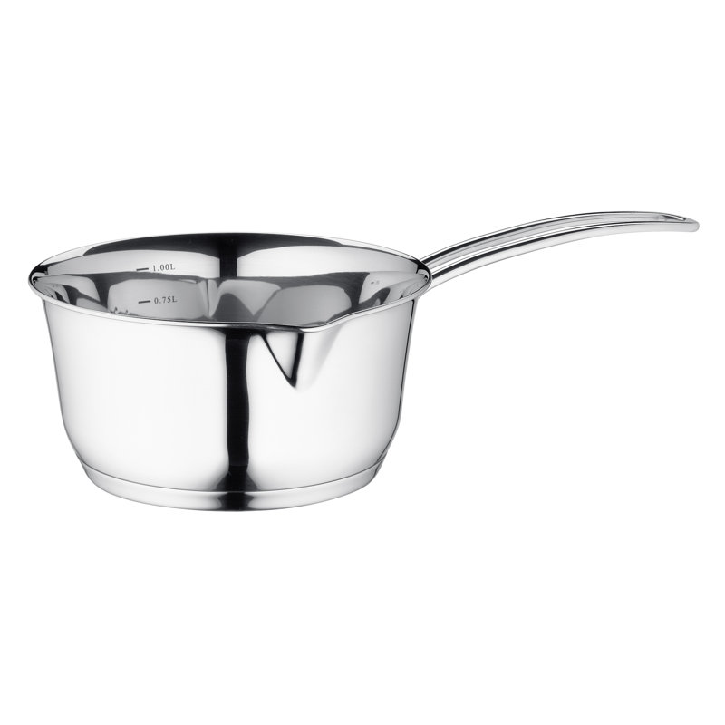 Stainless Steel Non-Stick Saucepan with Pour Spout, 1 qt