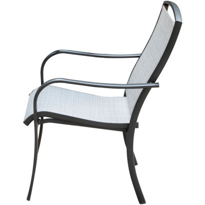 Elef Stacking Patio Dining Armchair by Red Barrel Studio