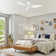 36" 3 - Blade LED Standard Ceiling Fan with Remote Control and Light Kit Included