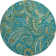 Premium Machine Washable Cerrito AMF533 Teal Rug
