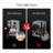 HiBREW H11 Compact Semi-Automatic Espresso Machine with Professional Steam Wand & Rapid Heating Technology – Stainless Steel Finish
