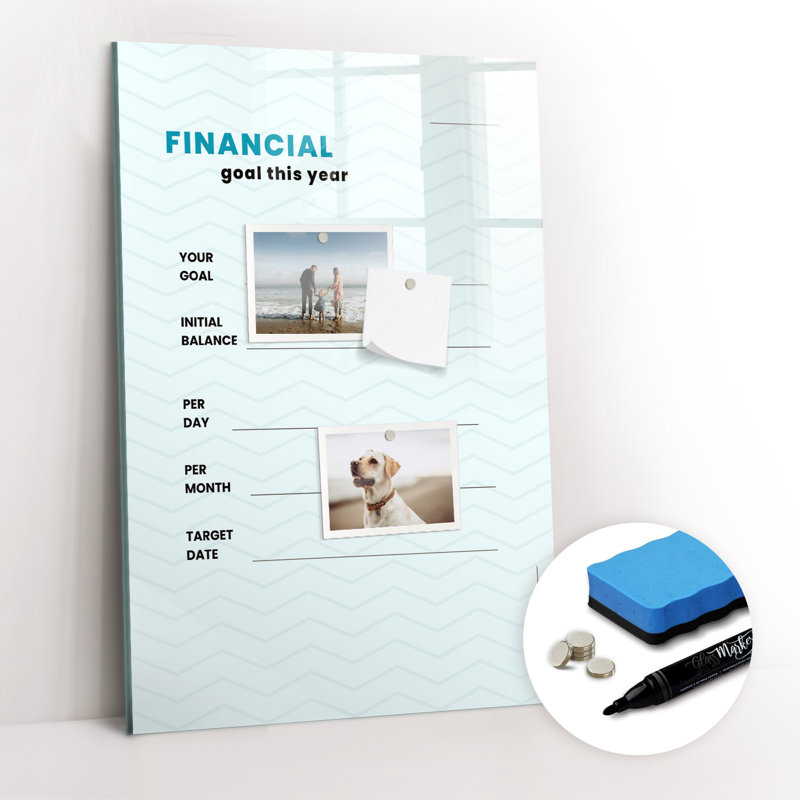 Magnetic Glass Dry Erase Board