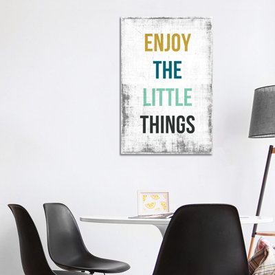 Enjoy The Little Things by PI Studio - Wrapped Canvas Gallery-Wrapped Canvas Giclée