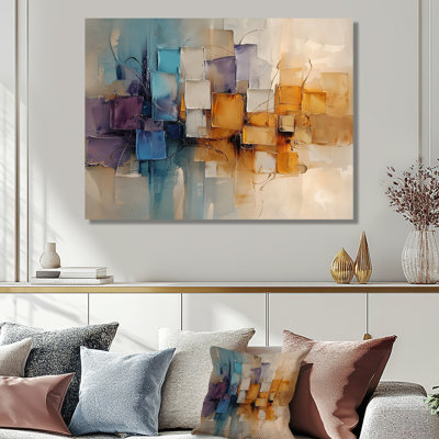 «Urban Jazz», art mural à l'encre liquide, paysage abstrait