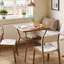Metal Base Dining Table