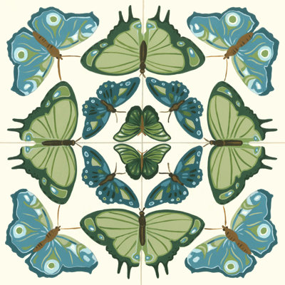 Tuile papillon IV