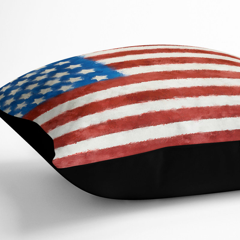 Square Cushion, 55cm H x 55cm W x 20cm D, Black