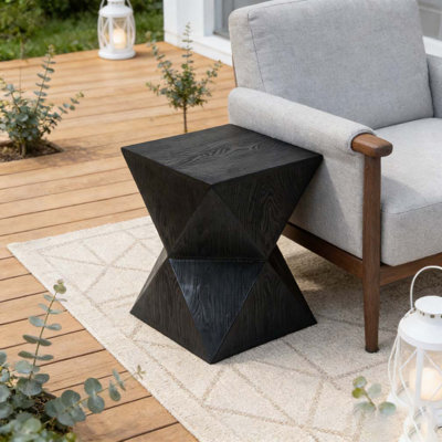 Table d'appoint en béton 14,25 po