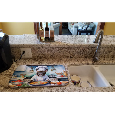 Tapis de cuisine French Bulldog The Chef