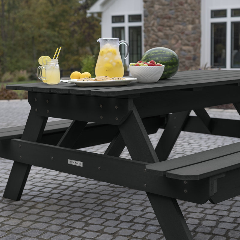 Sohi Patio Dining Set with, Black