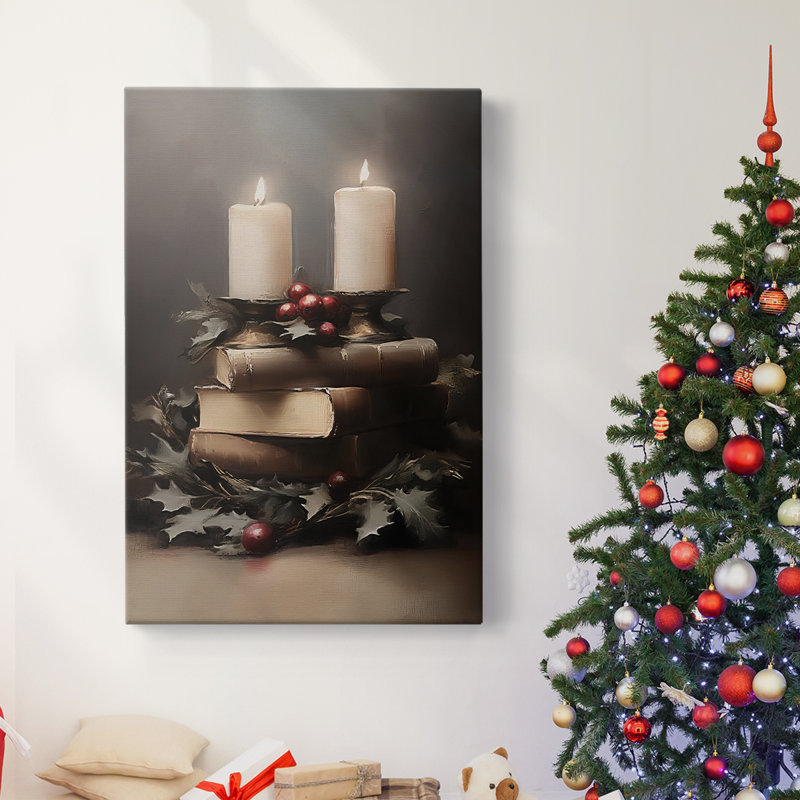 Art des Fêtes de Noël - Toile tendue avec châssis - Série 2-CCXV III, H 60 po x l 40 po