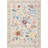 Rug Kitchen Floral Rug for Hallway Bedroom, Soft Thin Indoor Low Pile Flower Carpet with Non Slip Backing-345675307