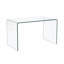 Bureau d'ordinateur 50 "en verre transparent