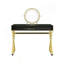 Bureau de coiffeuse avec miroir et plateau à bijoux