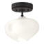 Ume Frosted Glass 1 - Light Semi Flush Mount-66074587-66074592