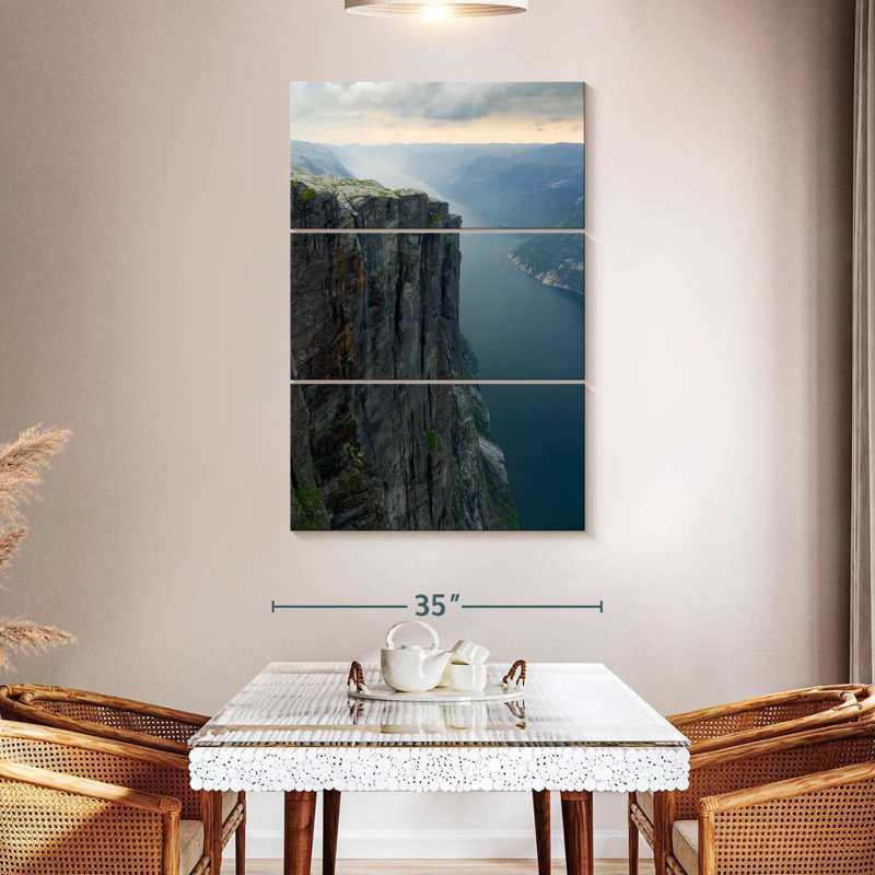 Gillard Kjerag Mountain Scene, 50" H x 32" W
