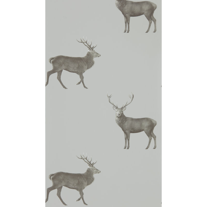 Evesham Deer 10.05m x 52cm Matte Wallpaper Roll