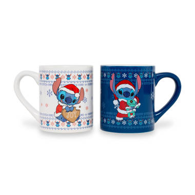 Stitch Glass Mug, Lilo and Stitch Glass Mug, Ohana Mug, 13oz coffee mug