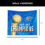 NBA Oklahoma City Thunder Champs Banner Up