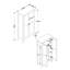 Dunkirk 2 Door full hanging wardrobe with internal shelf-799365332