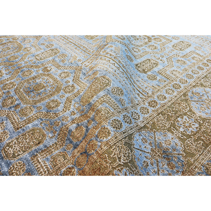 NEOV4143RLBCM Hand Woven Wool Oriental Area Rug, Rectangle 9' x 12'