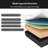 10 Inch Mattress No Fiberglass Gel Memory Foam Mattress, Medium Firm Support, Motion Isolation-508556619