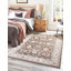 Tapis floral brun / ivoire Charlotte-193054895