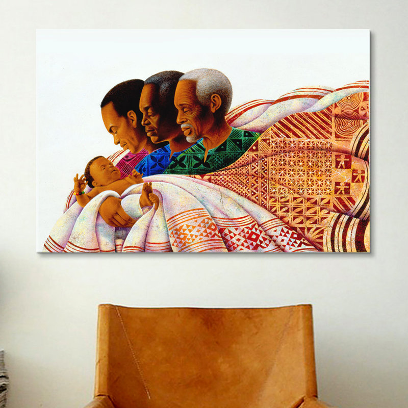 « circle of fierté » par keith mallett, impression sur toile, H 26 po x l 40 po x P 1,5 po