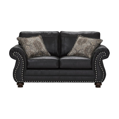 69" Upholstered Loveseat - Ridgeline Midnight