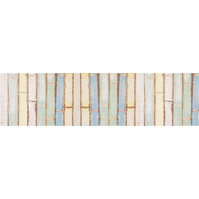 Hendrick Vinyl Machine Printed Area Rug