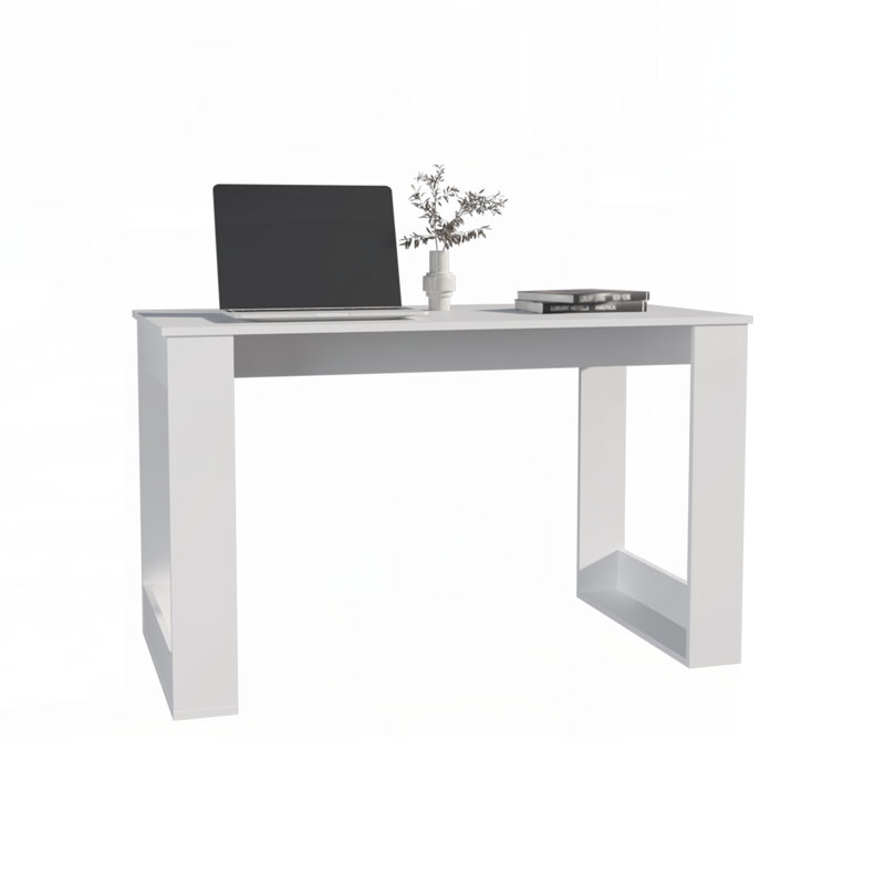 Oviedo 120 Writing Desk, White, White
