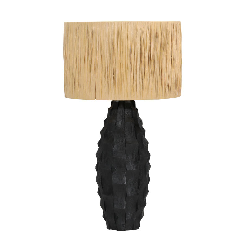 Lampe de table en bois massif Reeves