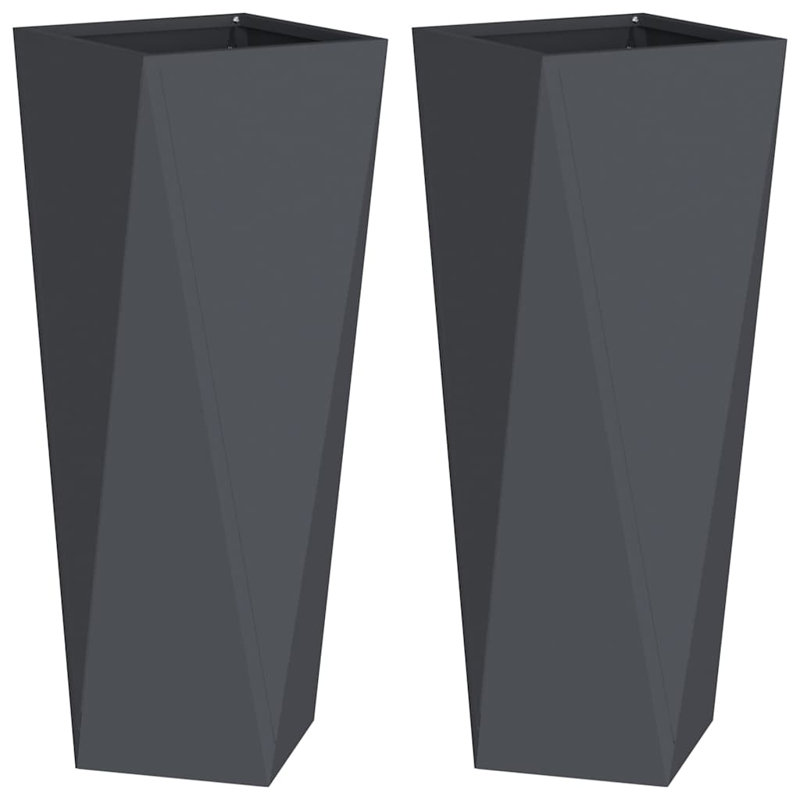Planter Box, 75cm H x 30cm W x 30cm D, Anthracite