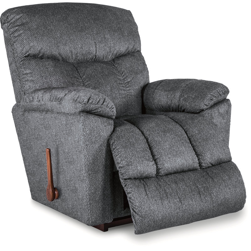 Morrison Manual Rocking Recliner, Manual, Seamount Indigo Performance Microfiber