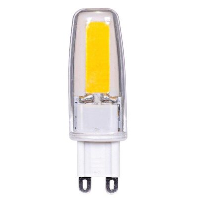 4 Watt (40 Watt Equivalent), T4 LED, Dimmable Light Bulb, Warm White (2700K) G9/Bi-pin Base -  Satco, S29547