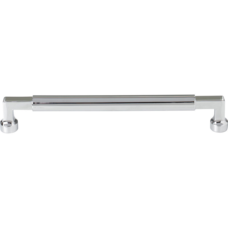 Cumberland 12" Center to Center Bar pull, Polished Chrome, 7 9/16" Center to Center