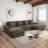 Harilla 6 - Piece 123"Upholstered Sectional with Ottoman-1457717516