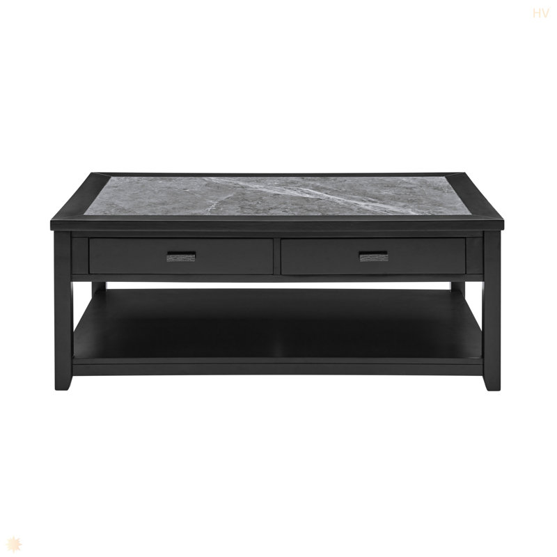 Table basse en pierre frittée