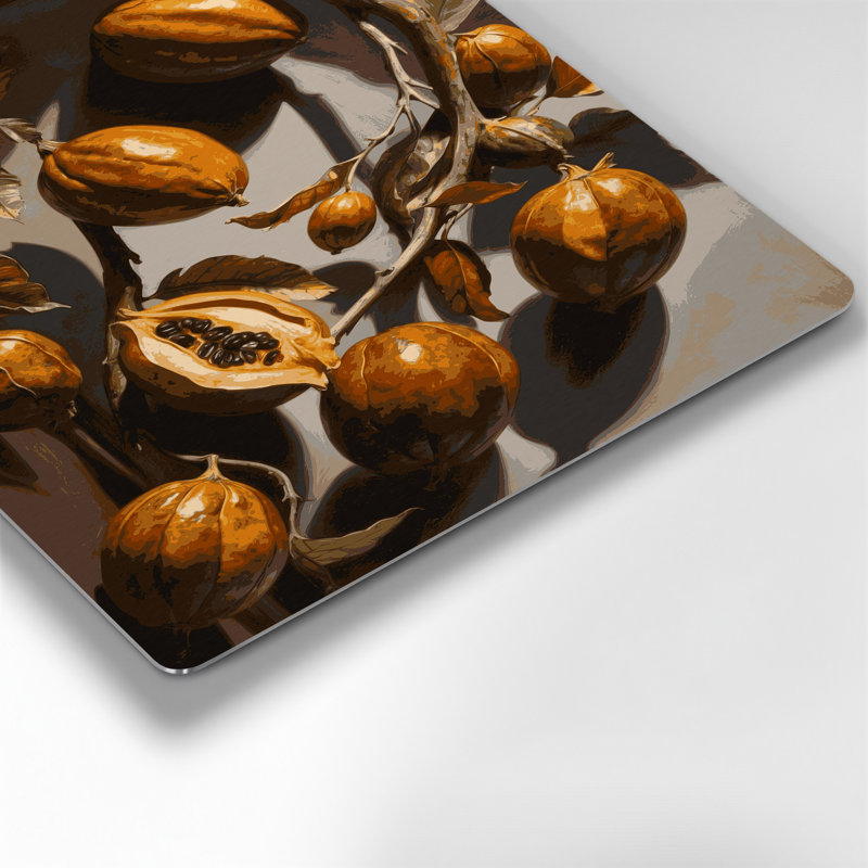 Art mural en métal «Fruit Tamarind», H 11 po x l 14 po