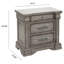 Commode 2 tiroirs avec miroir encadré et commode principale Branice-125369987