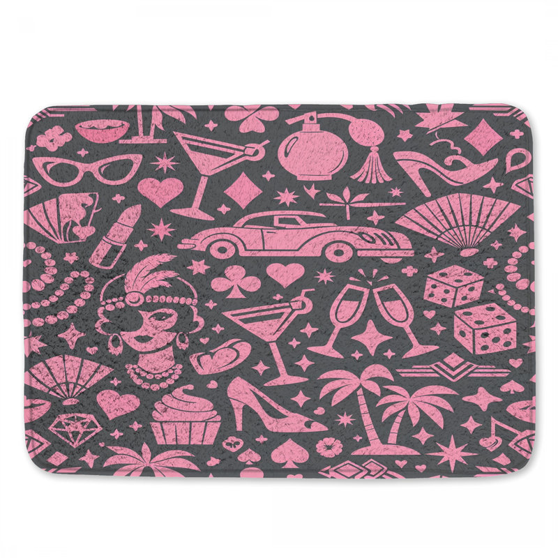 Tapis de bain Retro Glamour, 34in W x 21in L