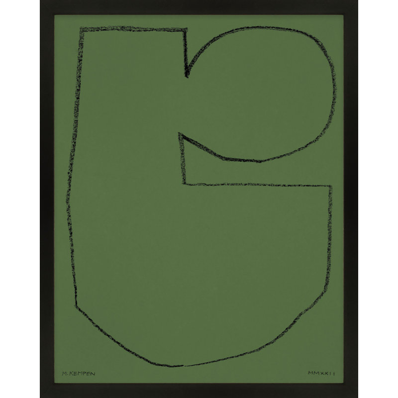Forest 2 by Michael Kempen, 24" W x 30" H, Black Framed